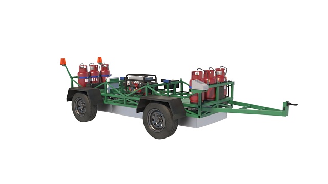 Буксируемая установка инфракрасного нагрева для продольных швов ИКН  SP-400 - JPVT(B)